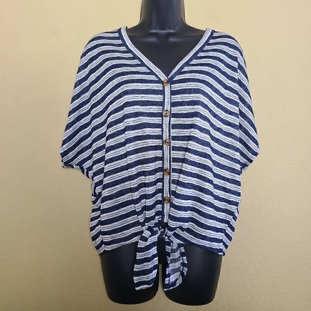 A.N.A. Striped Cardigan  